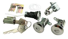 Md2651 Py Classic Locks 1966-68 Dodge Plymouth B-body Lock Set With Original Style Keys