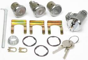 Tk155a Py Classic Locks 1968 Nova/full Size Chevrolet Door Glove And Trunk Lock Set With Original Style