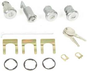 Tk181 Py Classic Locks 1967 Full Size Chevrolet Door Glove And Trunk Lock Set With Late Style Key