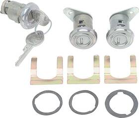 Tk246 Py Classic Locks 1955-58 And 61-64 Full Size Chevrolet Door/trunk Lock Set With Original Style