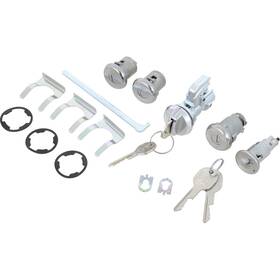 Tk336 Py Classic Locks 1968 Nova Ignition/door/glove/trunk Lock Set With Square Key