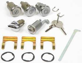 Tk428 Py Classic Locks 1964 Full Size Chevrolet 2 Door Ignition Glove And Trunk Lock Set With