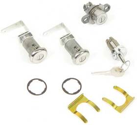 Tk459 Py Classic Locks 1959 Chevrolet Impala / Full-size - Ignition/door/trunk Lock Set With Original