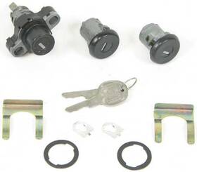 Tk471 Py Classic Locks 86-92 Firebird Door/trunk Lock Set With Late Style Key