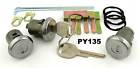 Py135 Pycl Chevelle Gto Lemans Cutlass Door Trunk Lock Set Round