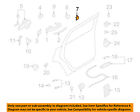 4l0839879gru Q7 Oem Hardware-rear Audi 07-14 Door-cap Lock