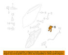 6e5z5426412aa Rear Ford Oem Door-lock