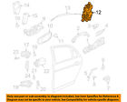 C2c30697 Rear Xj8 03-09 Jaguar Door-lock Oem
