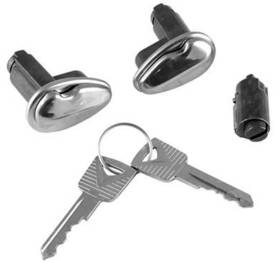 Cl363 Reproduction Ignition And Door Lock Cylinder Key Set 1957 1958 1959 1960 Ford Pickup Truck