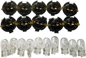 2496279 Retro-motive #1565 5/8 Inch Dash Bulb Sockets With #194 Bulbs Fits Gm Ford And Mopar 10 Regular