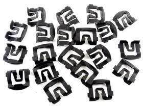 6242413 Retro-motive #120 Windshield Trim Molding Clips Fits Ford One Size Black