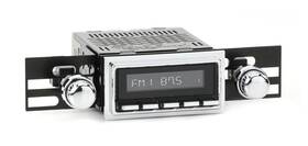 Labc-m1-127-06-76 Retrosound Retroradio For 1950-65 Porsche 356 With Chrome Bezel Bt Aux Am/fm Labc-m1-127-06