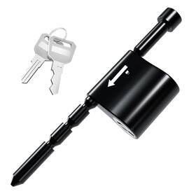 Rcll001 Retrue Trailer Tongue Coupler Lock Adjustable Pin 1/4 Inch Black