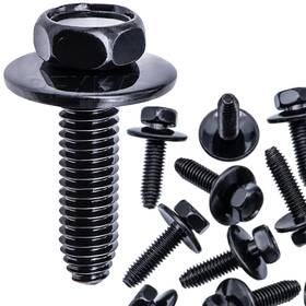 M6-1.0 Rexka Yt1056 30pcs X 25mm Body Bolts Screw For Gm Buick Cadillac M6