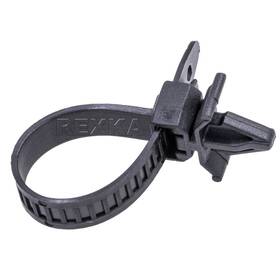 Yt1509 Rexka 30pcs 7mm Hole Uinversial Releasable Cable Strap Tie One Size Black