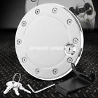 Sdd-gdk203ch Speed Daddy For Chrome Aluminum Gas Fuel Tank Door Cover