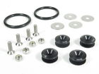 Bwac-0585bk Set Blackworks Black Trunks Fasteners Release Front Quick Hatch Bumpers Lids