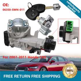 06350-swn-011 Soillar Ignition And Door Lock Cylinder Switch With 2 Keys For 2007-2011 Crv