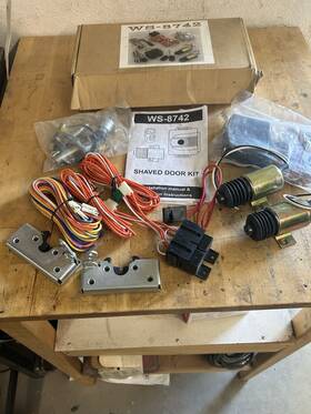 Shaved-410 Spal Advanced Technologies Shaved Handle Kit With 7 Channel Remote 2 Doors 5 Channels Extra 40lb Solenoids