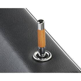 91050584 Speedway Motors Universal Door Lock Knob With Wood Accent Pair