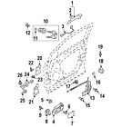 Td13-59-4b1 Mazda Genuine Oem Lock Switch