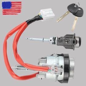 Topgearsltd 710422634393 Car Door Lock Ignition Cylinder Key Barrel Kit Fit For Kia Sportage 16-21 New