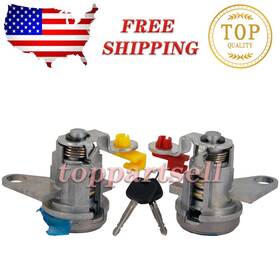 69051-42050 Toppartsell 2x Left Right Door Lock Cylinder Tumbler 6905142050 For 1996-00 Toyota Rav4 2.0l