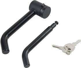 63530 Toptow Trailer Hitch Receiver Lock 1/2 And 5/8 Inch Diameter Black