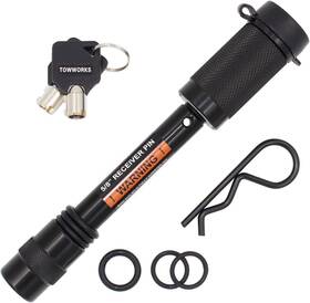 79631 Towworks Keyed Unique 5/8 Inch Trailer Hitch Not Alike Black 1pc
