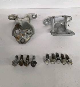 1986592 Toyota Supra Mk3 1986.5-92 Driver Left Door Hinges Hinge Pair Bolts Oem