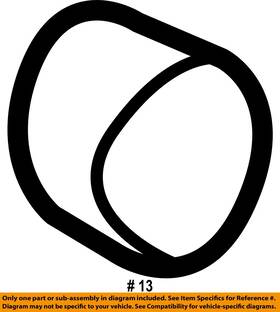 67293-60030 Toyota 6729360030 2pc Genuine Back Door Cushion For 2007-2014 Fj Cruiser 06-09 Rav4