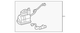 69110-35110 Toyota Genuine Lock Assembly Back Door With Courtesy Lamp Switch