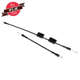 Tr56952 Turitrade Labwork 2x Rear Rh Side Door Latch Release Cables 92-14 For Ford E-150 E-250