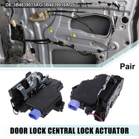3b1837016bc Uauto1 3b1837015aq/3b1837016bc 1 Pair Front Left Right Car Door Latch Actuator Assembly For Volkswagen Polo