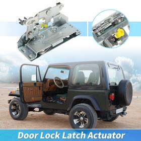 55074949 Uauto1 Front Lh Door Lock Latch Actuator For Jeep Wrangler 1991-95 Full