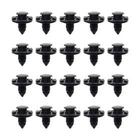 Uhanbut-unb-042 Uhanbut 20pcs Car Bumper Rivet Fenders Liner 0.91 X 0.33 Inch Black