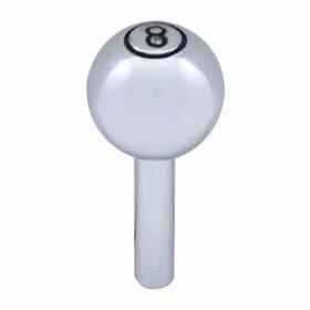 70208 United Pacific Door Lock Knob Chrome Large Inch 8 Ball