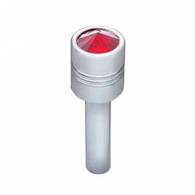 70215 United Pacific Door Lock Knob Chrome With 9/16 Inch Red Diamond