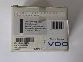 406.207 Vdo 406.207/005/002v Door Lock Actuator Front Or Rear Driver Passenger Bmw E39