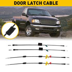 Eoq-mslx-75414 Vehicle Part22 4 Upper Lower Rear Door Latch Release Cable For 1997-1999 Ford F-250 Auxito F250