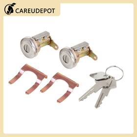 5070004 Vocoste Pair Door Lock Cylinder With Key For Dodge B100 B200 Pickup Fit Ram Charger