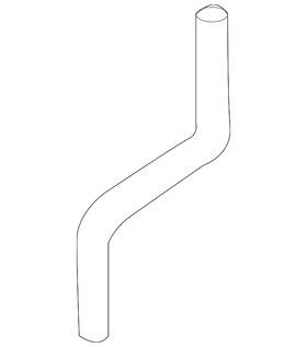 1c0-837-183-c Volkswagen Genuine Lock Rod