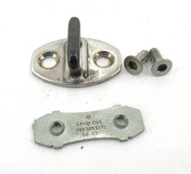 1k0837033 Volkswagen 98-10 Vw Beetle Door Latch Striker With Bolts And Plate Lock Catch Jamb Loop Oem 1k0837033 Volkswagen 98-10 Vw Beetle Door Latch Striker With Bolts And Plate Lock Catch Jamb Loop Oem