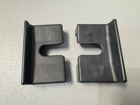 357837090a Volkswagen 357837089a Vw Passat B3 Pair Door Lock Latch Box Cover Cap Oem