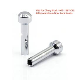 Vpzmt Rckim00130 Fits For Chevy Truck 1973-1987 C10 Billet Aluminum Door Lock Knobs 4 Pieces Pack