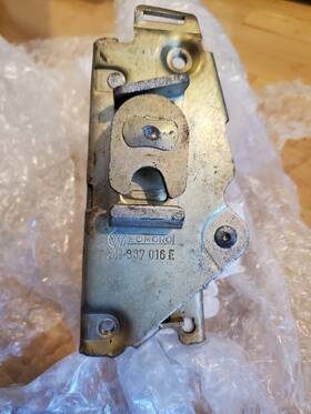 211837016e Vw Bomoro Door Lock Mechanism Right Side Nos 1968 Volkswagen Type 2 Bus
