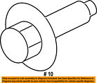 W718050s442 Ford Oem Back Hinge Bolt