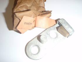200579 Willow Run Kf Parts Nos Lh Drivers Door Lock Striker Plate And Pin 1947-1955 Kaiser Frazer Henry J