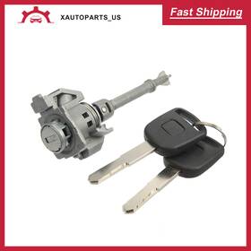 72185-tr0-a01 X Autohaux Left Door Lock Cylinder Set Kit With 2 Keys For Honda Civic 2012-2015 - 1