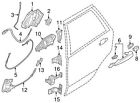 51-22-7-281-956 X5 X6 Bmw Genuine Door Lock Assembly